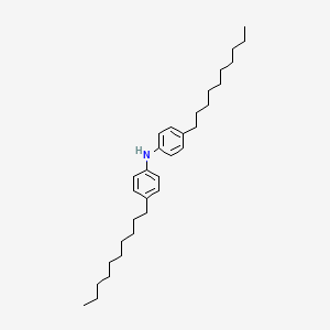 molecular formula C32H51N B12935413 Bis(4-decylphenyl)amine 