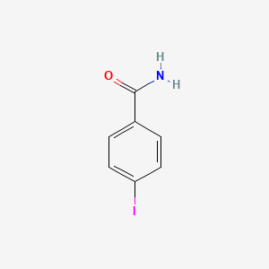 molecular formula C7H6INO B1293542 4-碘代苯甲酰胺 CAS No. 3956-07-8