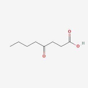 molecular formula C8H14O3 B1293546 Octanoic acid, 4-oxo- CAS No. 4316-44-3