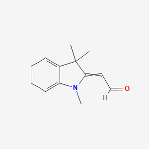 2-(1,3,3-Trimethylindolin-2-ylidene)acetaldehyde