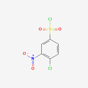 molecular formula C6H3Cl2NO4S B1293560 4-Chloro-3-nitrobenzenesulfonyl chloride CAS No. 97-08-5