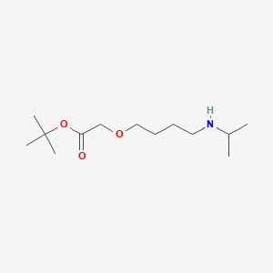 molecular formula C13H27NO3 B12935646 Tert-butyl 2-(4-(isopropylamino)butoxy)acetate 