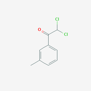 molecular formula C9H8Cl2O B129357 2,2-Dichloro-1-(3-methylphenyl)ethan-1-one CAS No. 144660-10-6