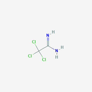 molecular formula C2H3Cl3N2 B1293574 2,2,2-Trichloroethanimidamide CAS No. 2533-68-8