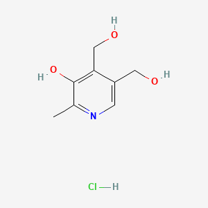 molecular formula C8H12ClNO3 B1293578 Pyridoxine hydrochloride CAS No. 8064-77-5