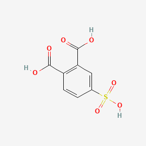 molecular formula C8H6O7S B1293581 4-Sulfophthalic acid CAS No. 89-08-7