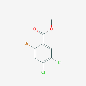 molecular formula C8H5BrCl2O2 B12935834 Methyl 2-bromo-4,5-dichlorobenzoate 
