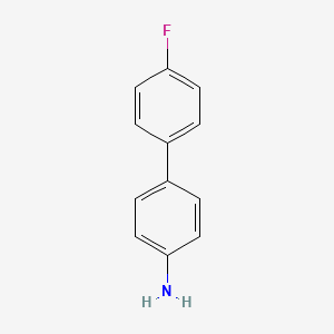 molecular formula C12H10FN B1293587 4-Amino-4'-fluorobiphenyl CAS No. 324-93-6