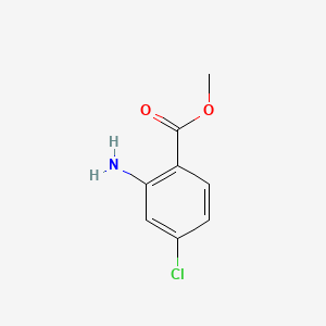 molecular formula C8H8ClNO2 B1293591 Methyl 2-amino-4-chlorobenzoate CAS No. 5900-58-3