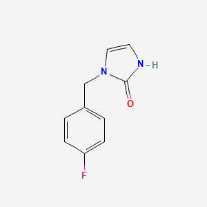 molecular formula C10H9FN2O B12935971 1-(4-Fluoro-benzyl)-1,3-dihydro-imidazol-2-one CAS No. 947534-53-4