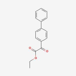molecular formula C16H14O3 B1293598 Ethyl 4-phenylbenzoylformate CAS No. 6244-53-7