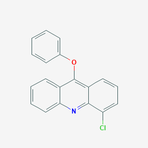 molecular formula C19H12ClNO B12936005 4-Chloro-9-phenoxyacridine CAS No. 61981-63-3