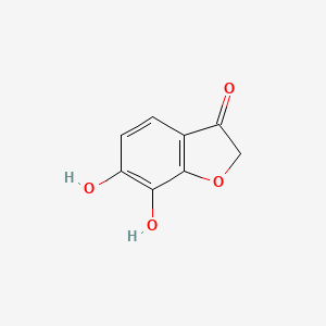 molecular formula C8H6O4 B1293603 3(2H)-Benzofuranone, 6,7-dihydroxy- CAS No. 6272-27-1
