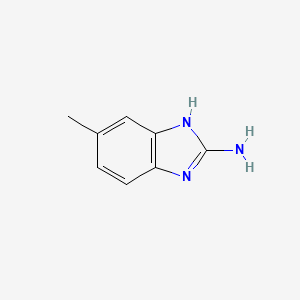 molecular formula C8H9N3 B1293604 5-Methyl-1H-benzimidazol-2-amine CAS No. 6285-68-3