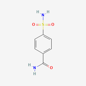 molecular formula C7H8N2O3S B1293605 4-磺酰基苯甲酰胺 CAS No. 6306-24-7