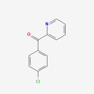 molecular formula C12H8ClNO B1293609 2-(4-Chlorobenzoyl)pyridine CAS No. 6318-51-0