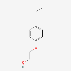 molecular formula C13H20O2 B1293617 2-[4-(1,1-Dimethylpropyl)phenoxy]ethanol CAS No. 6382-07-6
