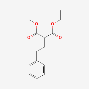 molecular formula C15H20O4 B1293628 Diethyl 2-phenylethylmalonate CAS No. 6628-68-8