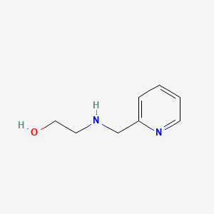 molecular formula C8H12N2O B1293629 Ethanol, 2-[(2-pyridinylmethyl)amino]- CAS No. 6636-71-1