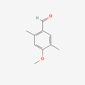 molecular formula C10H12O2 B1293634 4-Methoxy-2,5-dimethylbenzaldehyde CAS No. 6745-75-1