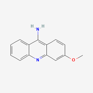 molecular formula C14H12N2O B12936416 3-Methoxyacridin-9-amine CAS No. 23045-26-3