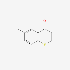 molecular formula C10H10OS B1293643 6-甲硫代色满-4-酮 CAS No. 6948-34-1