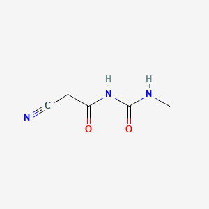 B1293649 2-Cyano-N-[(methylamino)carbonyl]acetamide CAS No. 6972-77-6
