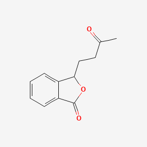 molecular formula C12H12O3 B12936494 Butylphthalide metabolite M2 CAS No. 1485081-46-6