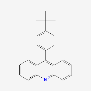 molecular formula C23H21N B12936498 9-(4-Tert-butylphenyl)acridine CAS No. 40622-03-5