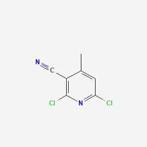 molecular formula C7H4Cl2N2 B1293653 2,6-Dichloro-4-methylnicotinonitrile CAS No. 875-35-4