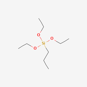 molecular formula C9H22O3Si B1293661 三乙氧基(丙基)硅烷 CAS No. 2550-02-9