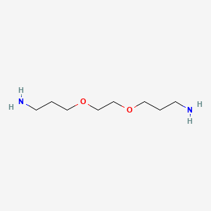 molecular formula C8H20N2O2 B1293662 1-Propanamine, 3,3'-[1,2-ethanediylbis(oxy)]bis- CAS No. 2997-01-5