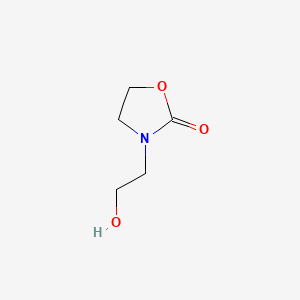 molecular formula C5H9NO3 B1293664 3-(2-Hydroxyethyl)-2-oxazolidinone CAS No. 3356-88-5