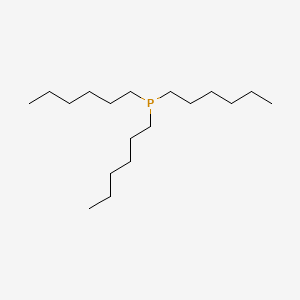 molecular formula C18H39P B1293673 Trihexylphosphine CAS No. 4168-73-4