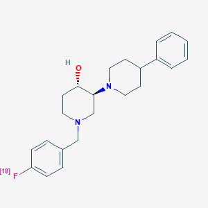 molecular formula C23H29FN2O B129368 4-Fluorobenzyltrozamicol CAS No. 154824-77-8