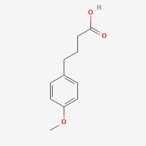 B1293683 4-(4-Methoxyphenyl)butyric acid CAS No. 4521-28-2