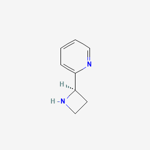molecular formula C8H10N2 B12936834 (R)-2-(Azetidin-2-yl)pyridine 