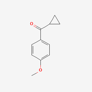 molecular formula C11H12O2 B1293687 Cyclopropyl(4-methoxyphenyl)methanone CAS No. 7152-03-6