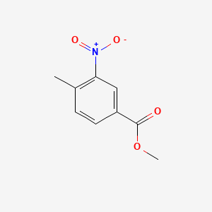 molecular formula C9H9NO4 B1293696 Methyl 4-methyl-3-nitrobenzoate CAS No. 7356-11-8