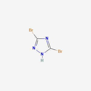 molecular formula C2HBr2N3 B1293699 3,5-dibromo-1H-1,2,4-triazole CAS No. 7411-23-6