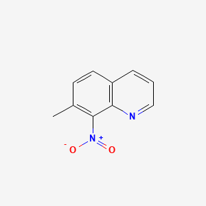 molecular formula C10H8N2O2 B1293703 7-Methyl-8-nitroquinoline CAS No. 7471-63-8