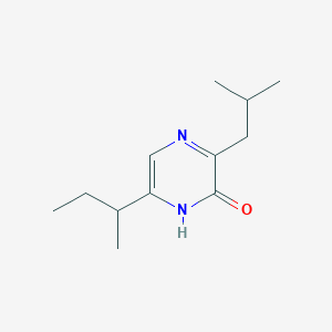 molecular formula C12H20N2O B12937090 6-(sec-Butyl)-3-isobutylpyrazin-2(1H)-one CAS No. 21641-71-4