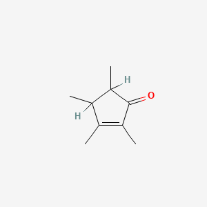 molecular formula C9H14O B1293718 2,3,4,5-Tetramethyl-2-cyclopentenone CAS No. 54458-61-6