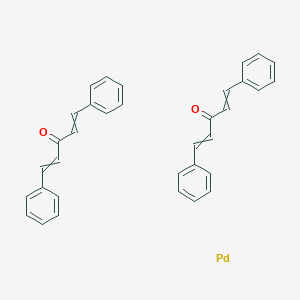 Bis((1,2,4,5-eta)-1,5-diphenyl-1,4-pentadien-3-one)palladium