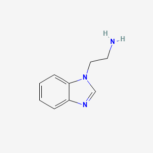 molecular formula C9H11N3 B1293724 Benzimidazole, 1-(2-aminoethyl)- CAS No. 55661-34-2