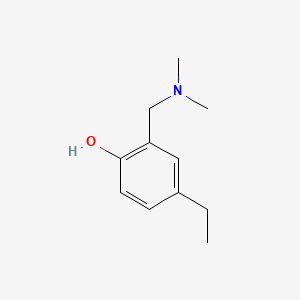 B1293726 2-[(Dimethylamino)methyl]-4-ethylbenzenol CAS No. 55955-99-2