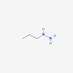 molecular formula C3H10N2 B1293729 Propylhydrazine CAS No. 5039-61-2