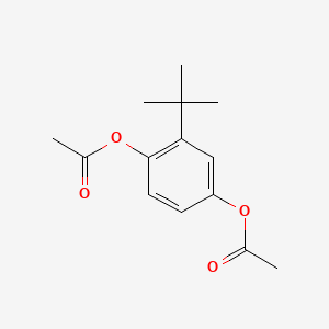 molecular formula C14H18O4 B1293737 叔丁基氢醌二乙酸酯 CAS No. 7507-48-4