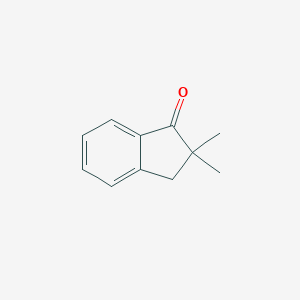 molecular formula C11H12O B129374 2,2-dimethyl-2,3-dihydro-1H-inden-1-one CAS No. 10489-28-8