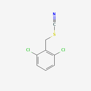molecular formula C8H5Cl2NS B1293740 2,6-二氯苄基硫氰酸酯 CAS No. 7534-64-7